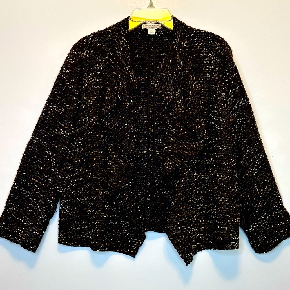Coldwater Creek Waterfall Boucle Jacket
Sz PL (14-16)